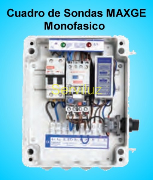 Cuadros de Sondas para bomba Sumergibles 1.50 HP monofásico Pozo MAXGE Cuadros de Sondas para bomba Sumergibles 1.50 HP monofásico Pozo MAXGE